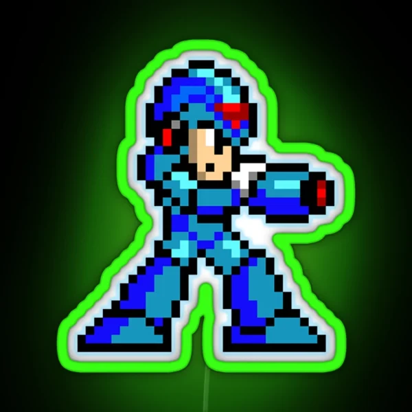 Mega Man X RGB Neon Sign