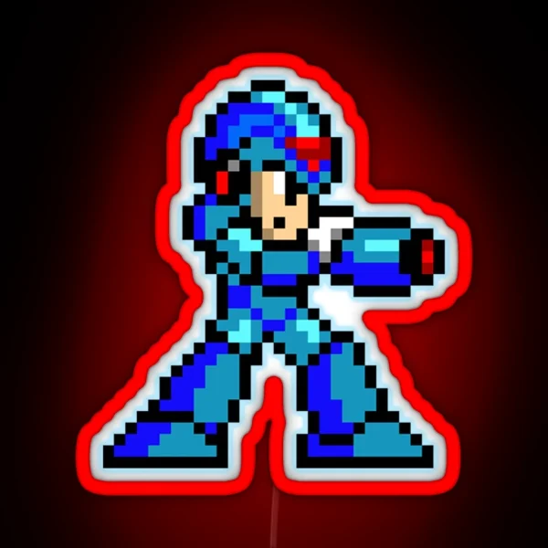 Mega Man X RGB Neon Sign