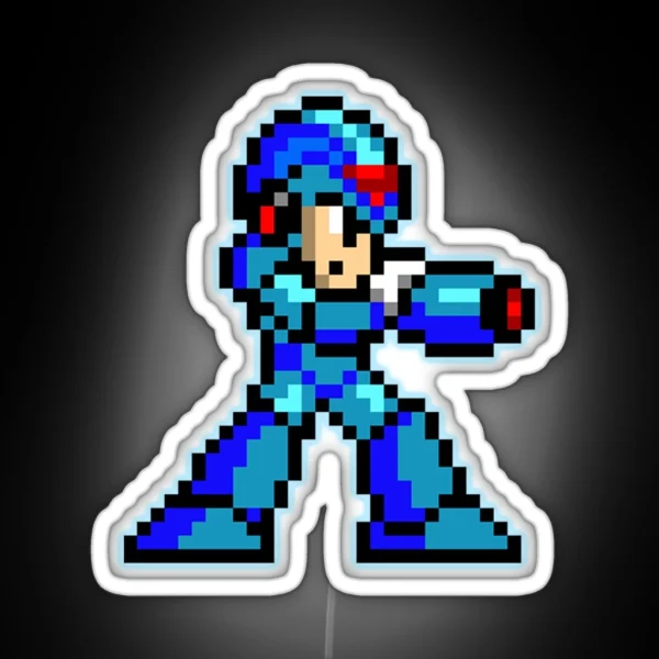 Mega Man X RGB Neon Sign