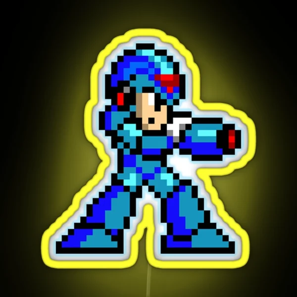 Mega Man X RGB Neon Sign
