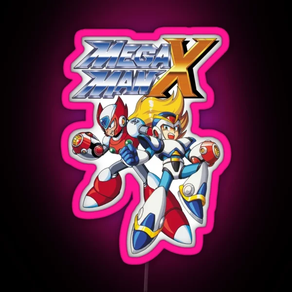 Mega Man X1 RGB Neon Sign