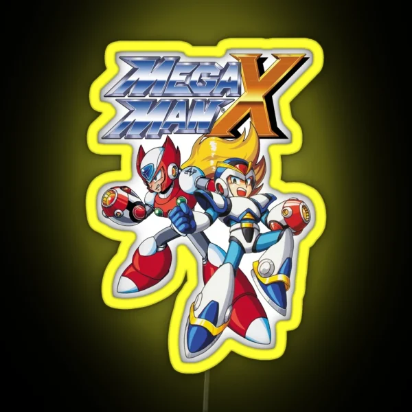 Mega Man X1 RGB Neon Sign