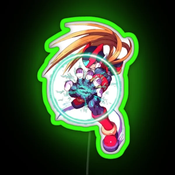 Mega Man Zero RGB Neon Sign