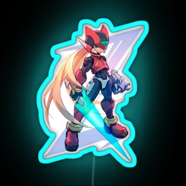 Mega Man Zero RGB Neon Sign