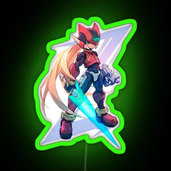 Mega Man Zero RGB Neon Sign