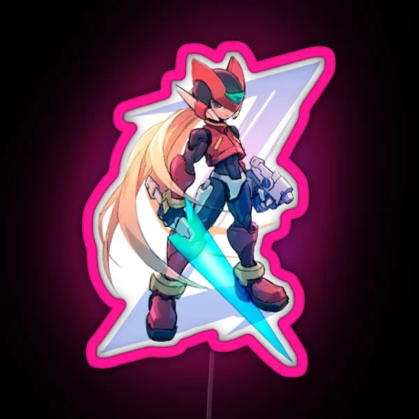 Mega Man Zero RGB Neon Sign