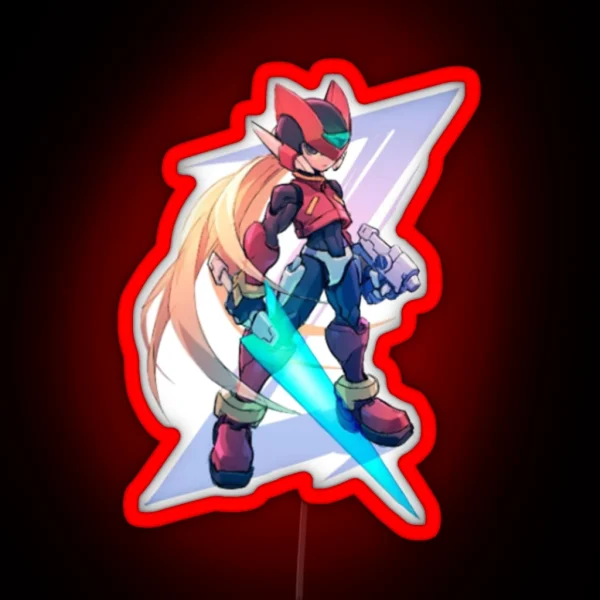 Mega Man Zero RGB Neon Sign