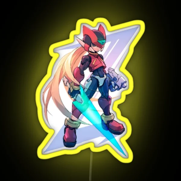Mega Man Zero RGB Neon Sign
