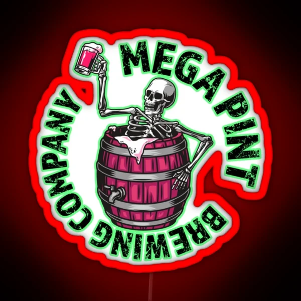 Mega Pint Brewing RGB Neon Sign