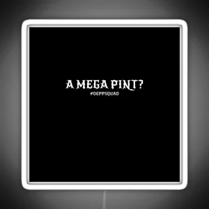 Mega Pint Johnny Depp Trial 2022 Depp Fan Squad Chiffon Top RGB Neon Sign