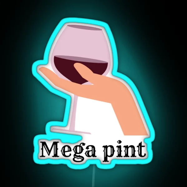 Mega Pint Of Johnny Depp RGB Neon Sign