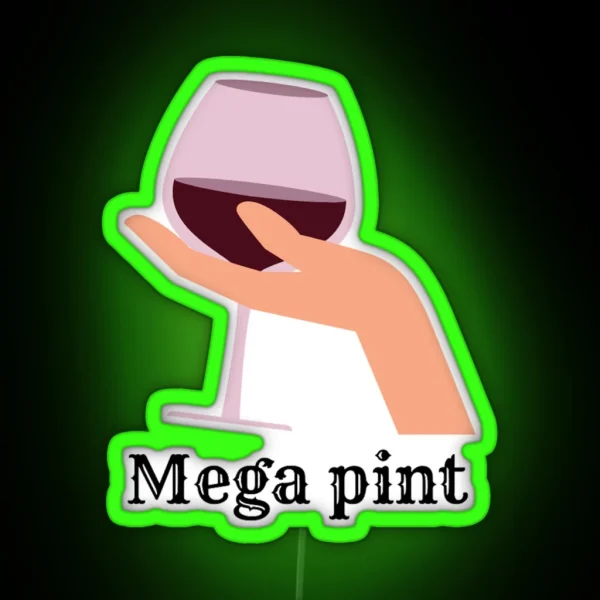 Mega Pint Of Johnny Depp RGB Neon Sign