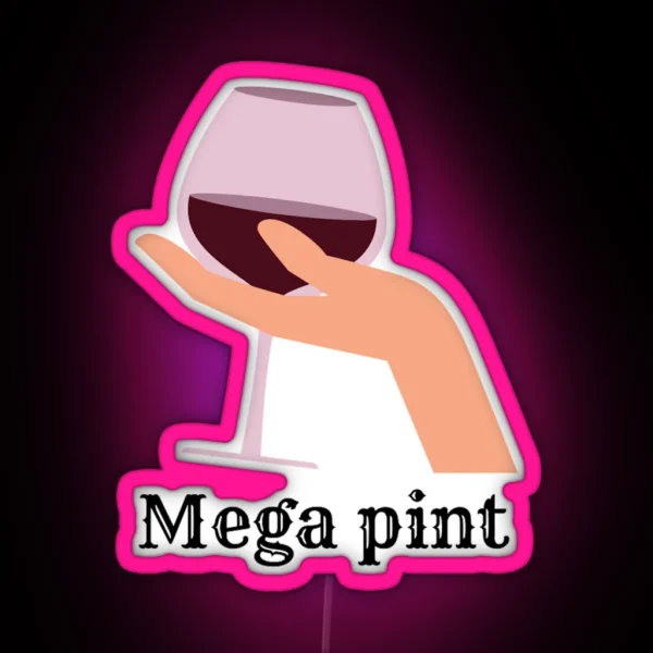 Mega Pint Of Johnny Depp RGB Neon Sign