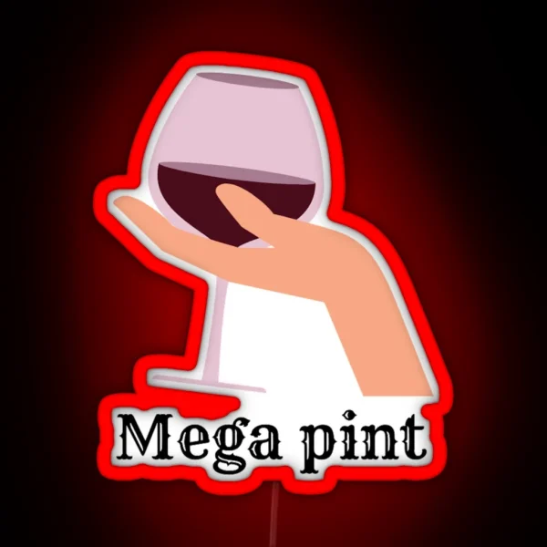 Mega Pint Of Johnny Depp RGB Neon Sign