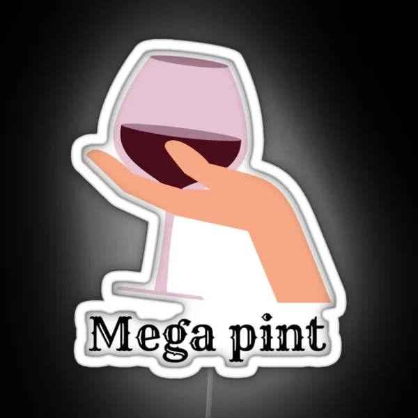 Mega Pint Of Johnny Depp RGB Neon Sign