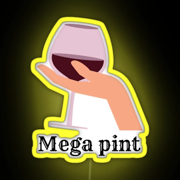 Mega Pint Of Johnny Depp RGB Neon Sign