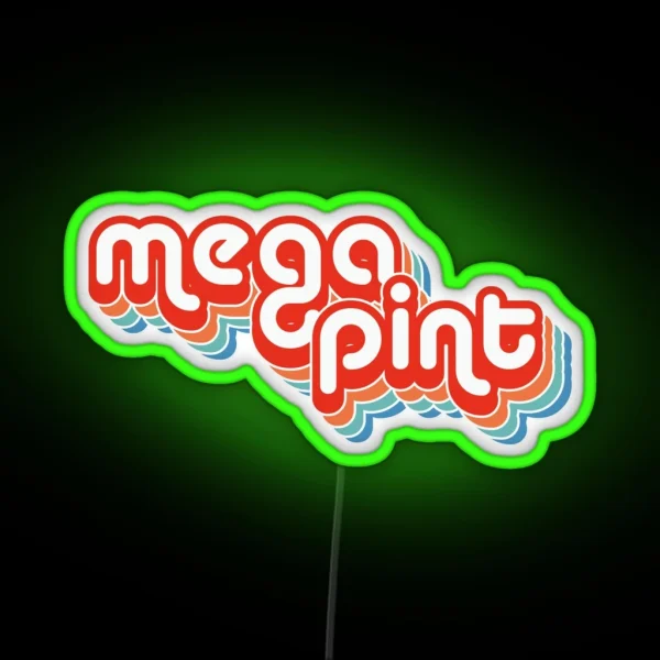 Mega Pint Of Red Wine Johnny Depp Hearsay Led RGB Neon Sign