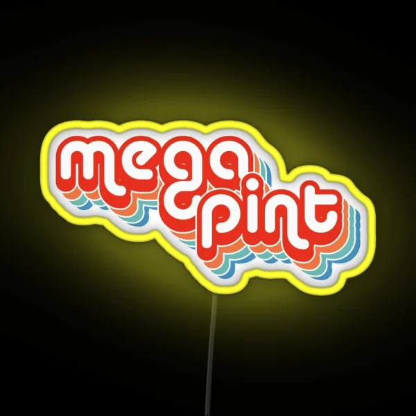 Mega Pint Of Red Wine Johnny Depp Hearsay Led RGB Neon Sign