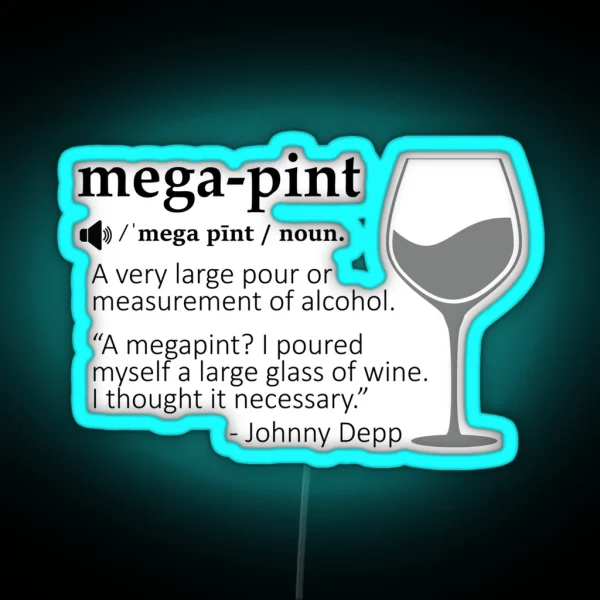 Mega Pint RGB Neon Sign