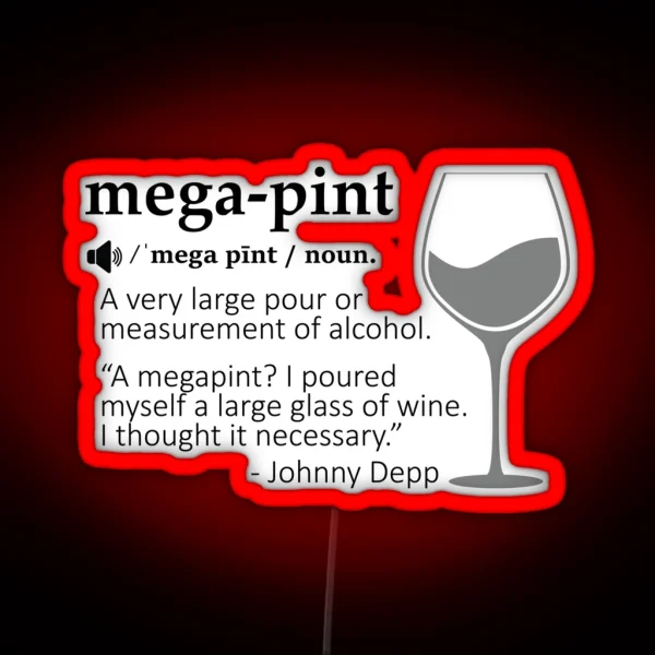 Mega Pint RGB Neon Sign