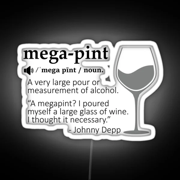 Mega Pint RGB Neon Sign