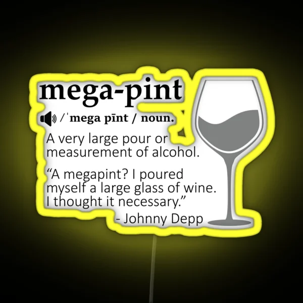 Mega Pint RGB Neon Sign