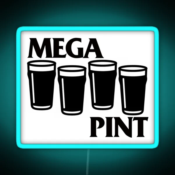 Mega Pint RGB Neon Sign