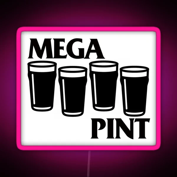 Mega Pint RGB Neon Sign