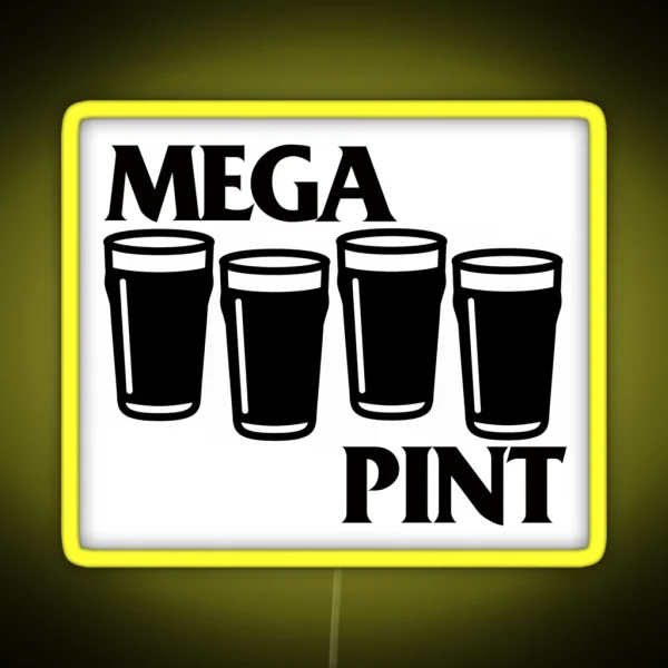 Mega Pint RGB Neon Sign