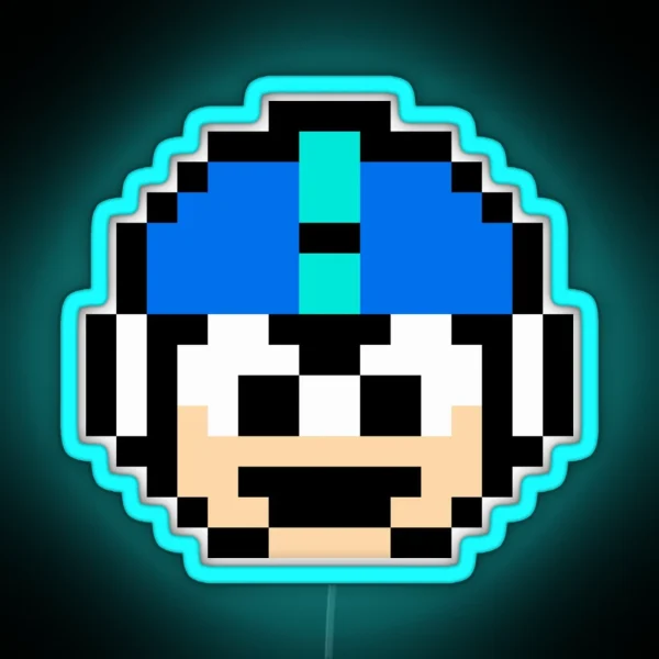 Megaman 1 Up RGB Neon Sign