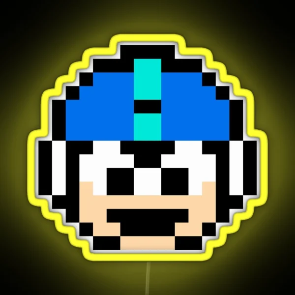 Megaman 1 Up RGB Neon Sign