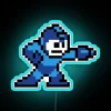 Add a futuristic touch with this Megaman RGB neon sign