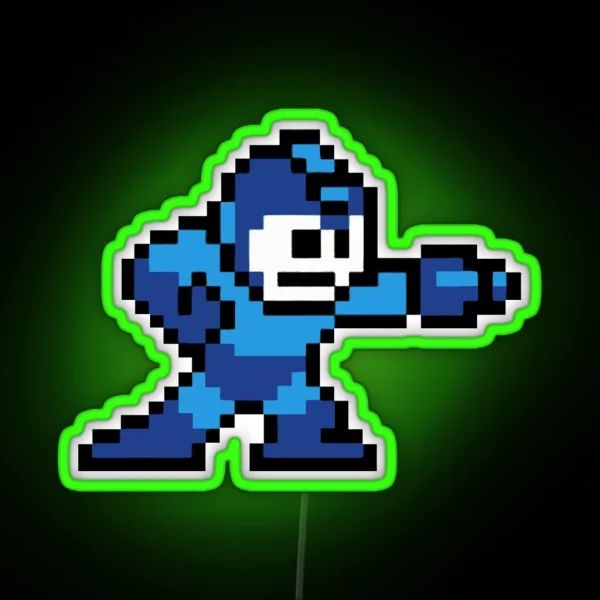 Megaman RGB Neon Sign