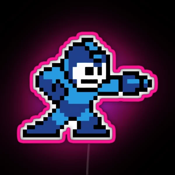 Megaman RGB Neon Sign