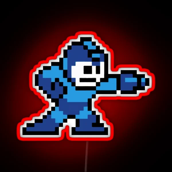 Megaman RGB Neon Sign