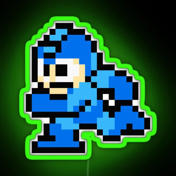 Megaman Sprite RGB Neon Sign