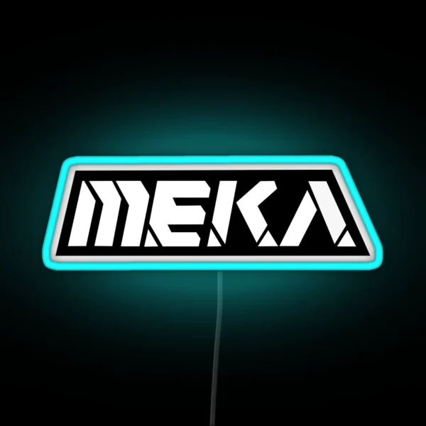 MEKA Logo Mono RGB Neon Sign