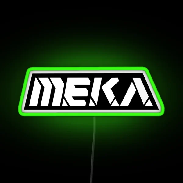 MEKA Logo Mono RGB Neon Sign