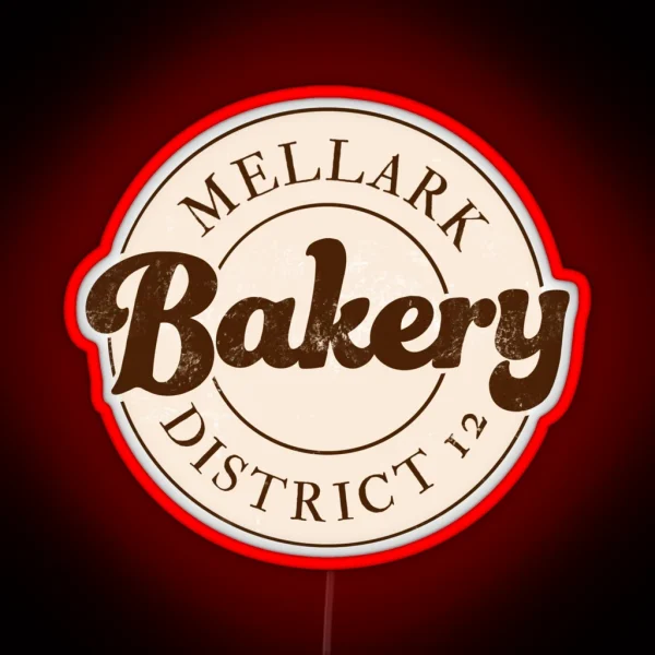 Mellark Bakery District 12 RGB Neon Sign