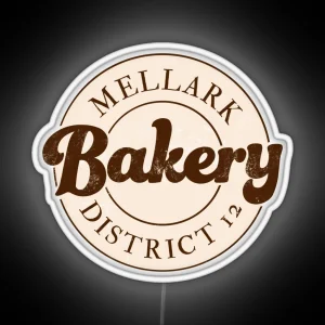 Mellark Bakery District 12 RGB Neon Sign