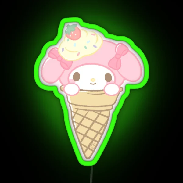 Melody Icecream RGB Neon Sign