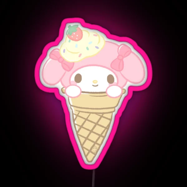 Melody Icecream RGB Neon Sign