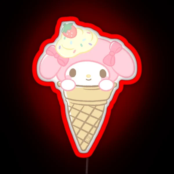 Melody Icecream RGB Neon Sign