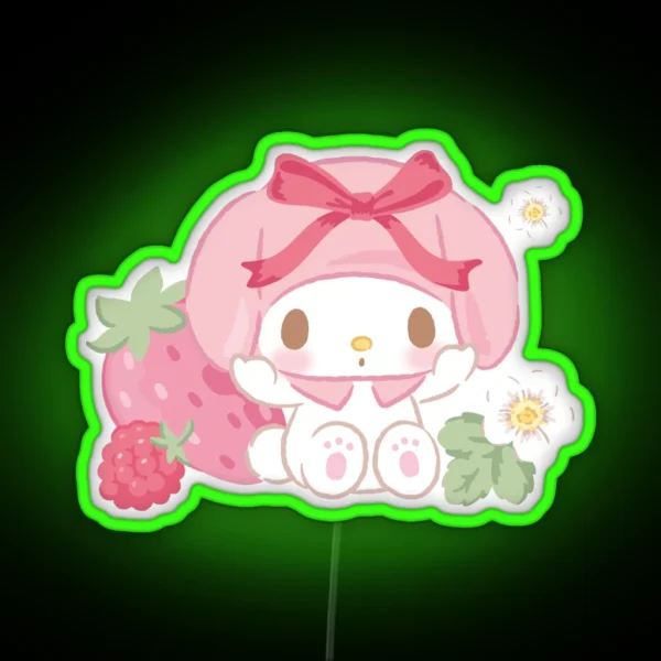 Melody Strawberry RGB Neon Sign