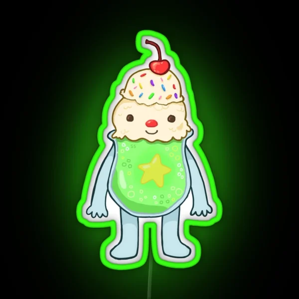 Melon Soda Boy RGB Neon Sign