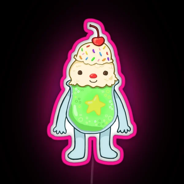 Melon Soda Boy RGB Neon Sign