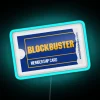 RGB membership card illuminated logo with vibrant neon effect glow.