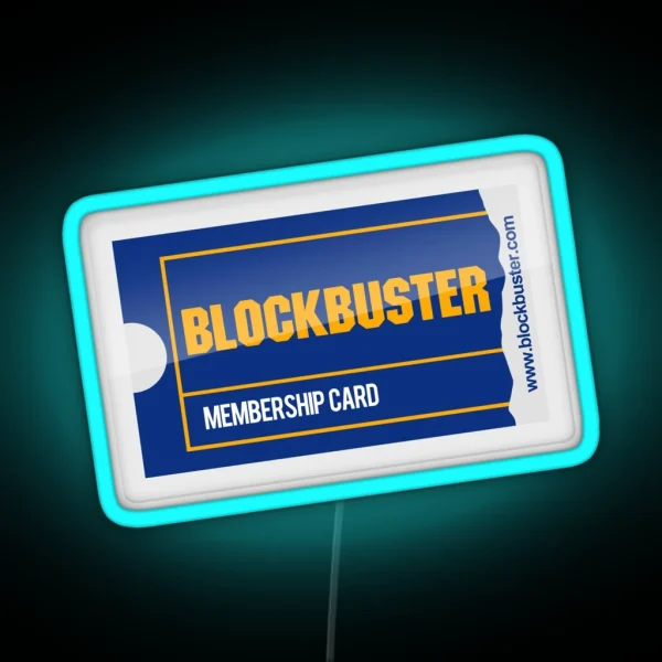 Membership Card RGB Neon Sign