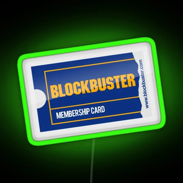 Membership Card RGB Neon Sign