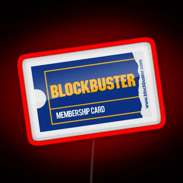 Membership Card RGB Neon Sign
